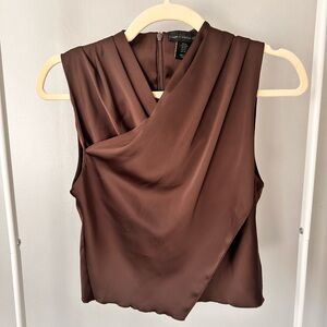 House of Harlow 1960 Brown Long Sleeve Top | XS | Boho Chic